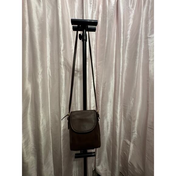 Vintage Coach 9929 Convertible Crossbody Shoulder Bag Brown Glove-Tanned Leather - Picture 13 of 15